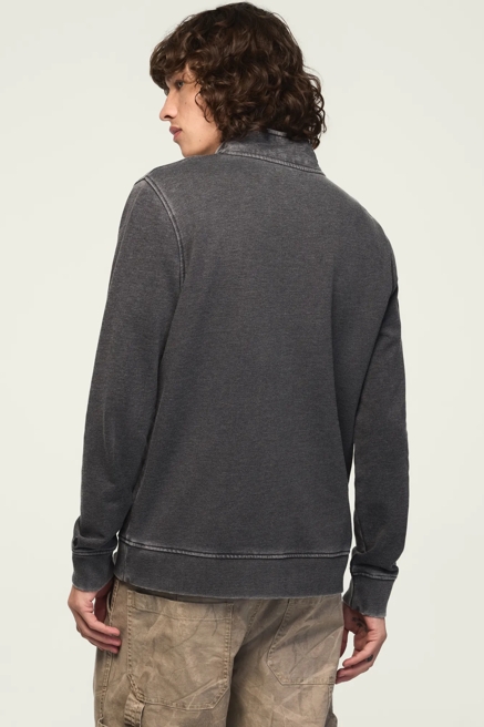 VENICE BURNOUT FRENCH TERRY 1/4 ZIP PULLOVER, image 3