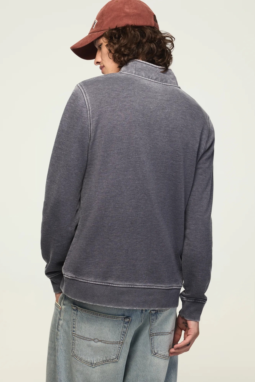 VENICE BURNOUT FRENCH TERRY 1/4 ZIP PULLOVER, image 3