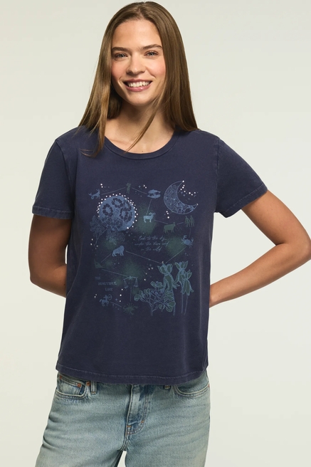 EMBELLISHED CELESTIAL ZODIAC CLASSIC CREW, image 1