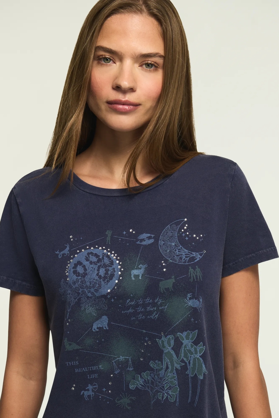 EMBELLISHED CELESTIAL ZODIAC CLASSIC CREW, image 2