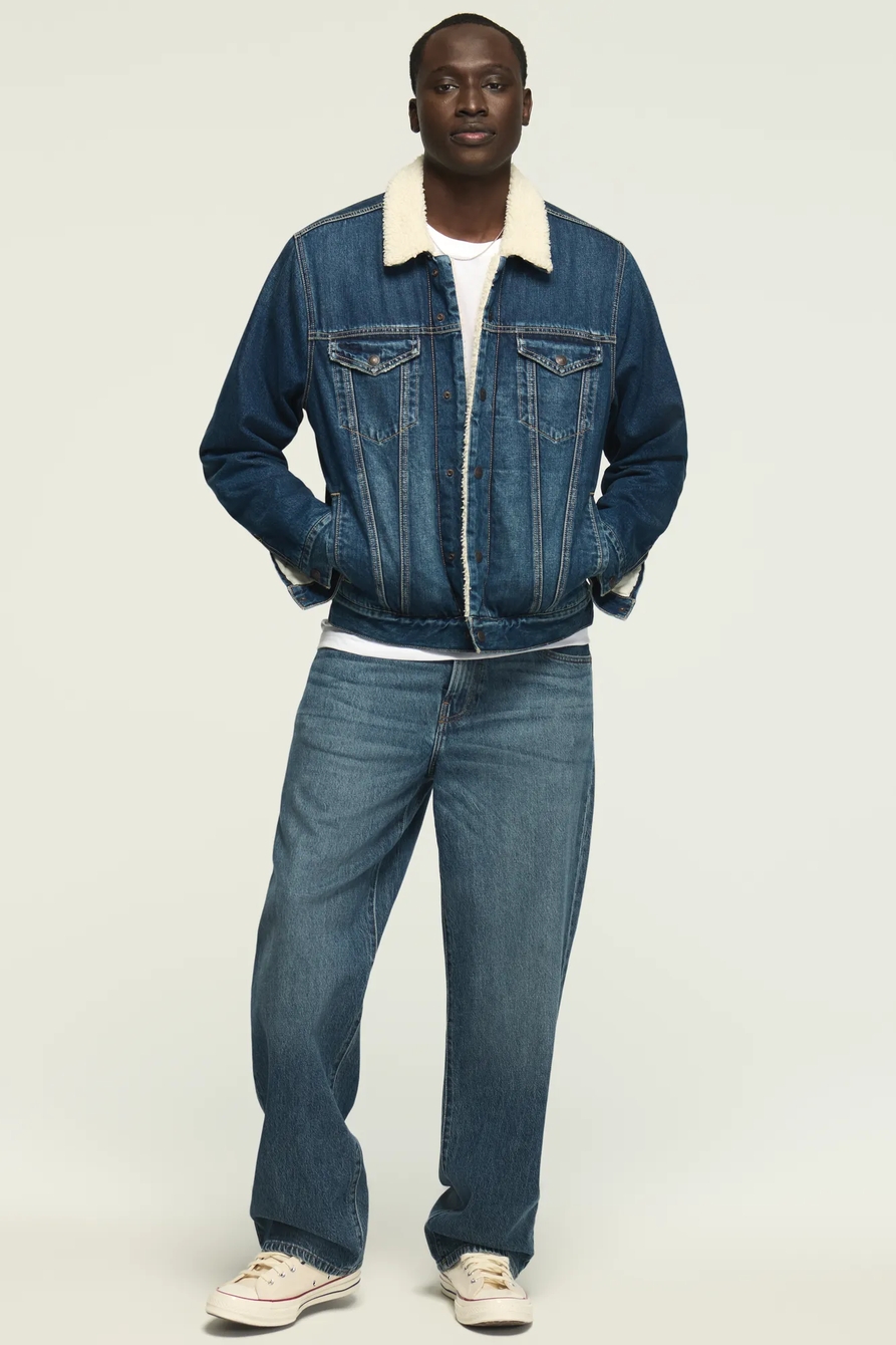 DENIM SHERPA JACKET, image 2