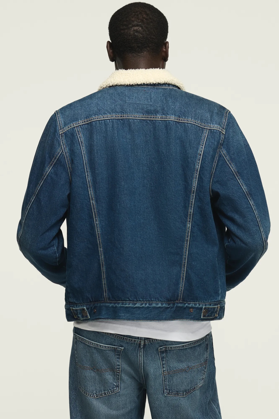 DENIM SHERPA JACKET, image 3
