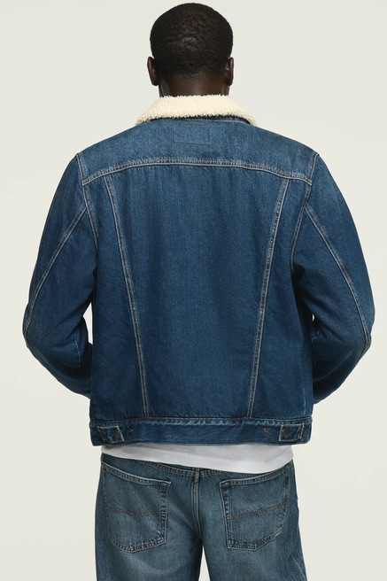 DENIM SHERPA JACKET, image 3