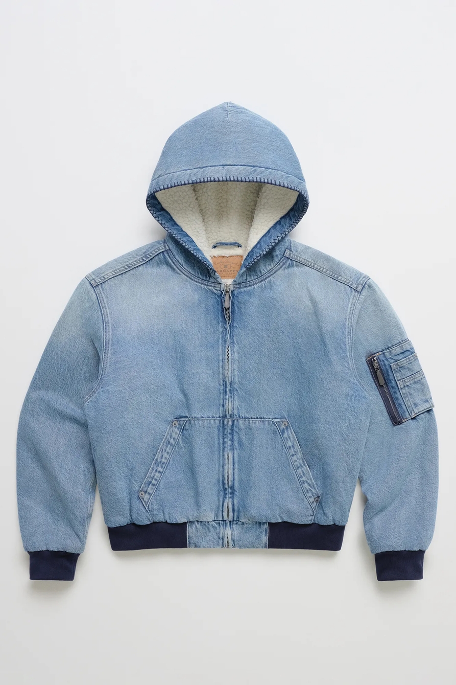 Madhappy x Lucky Brand Sherpa Lined Denim Jacket, image 1