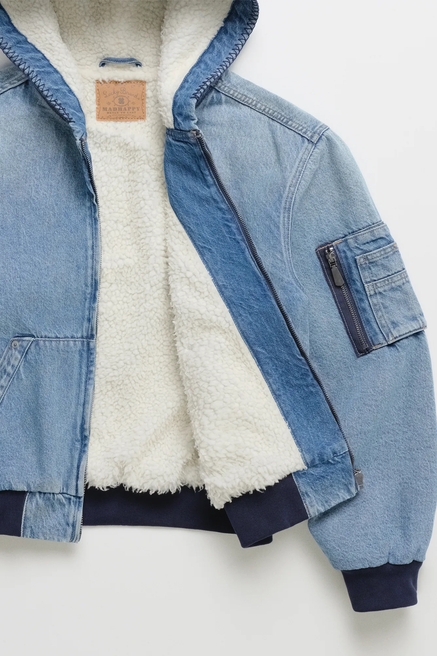 Madhappy x Lucky Brand Sherpa Lined Denim Jacket, image 2