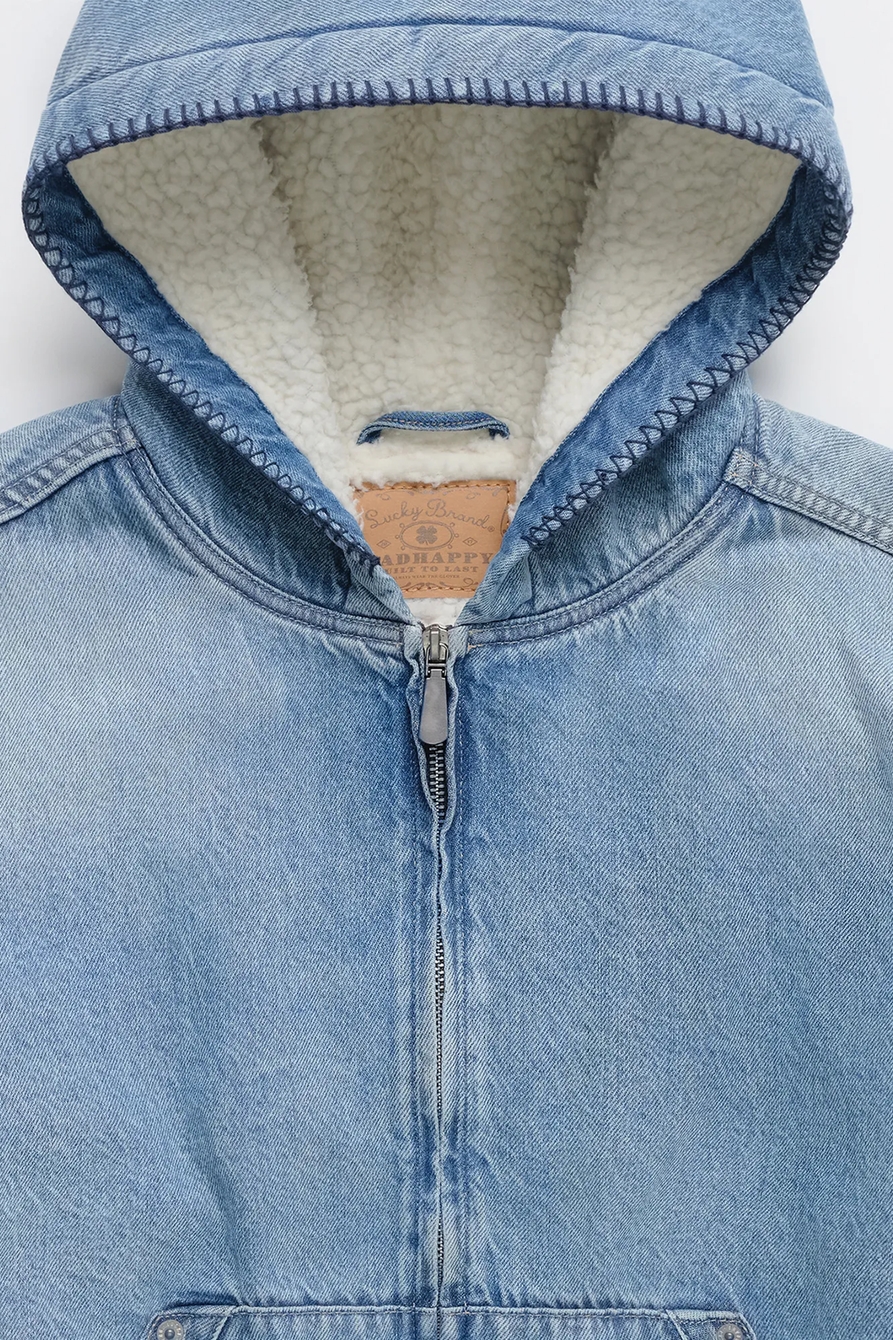 Madhappy x Lucky Brand Sherpa Lined Denim Jacket, image 5