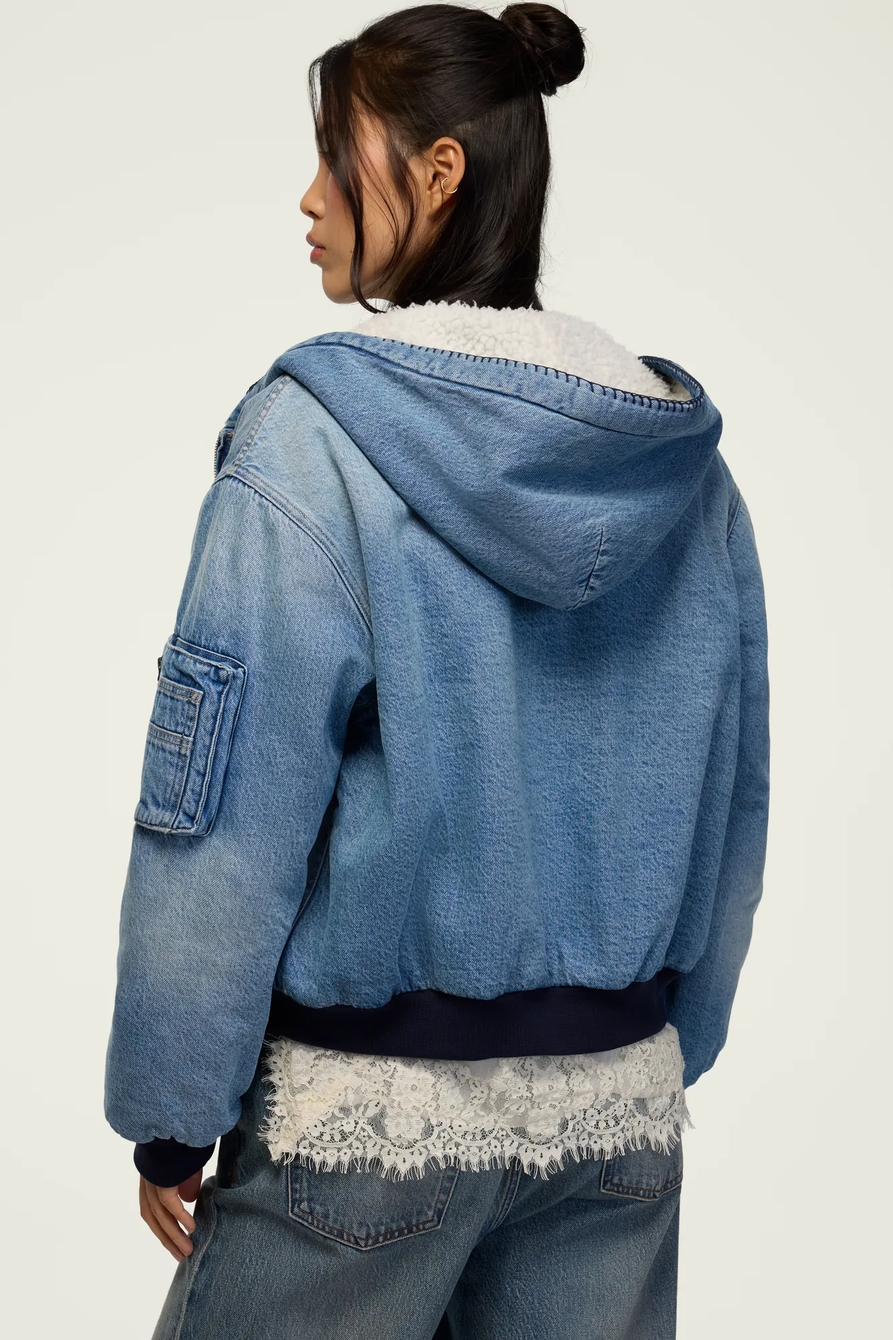 Madhappy x Lucky Brand Sherpa Lined Denim Jacket, image 6