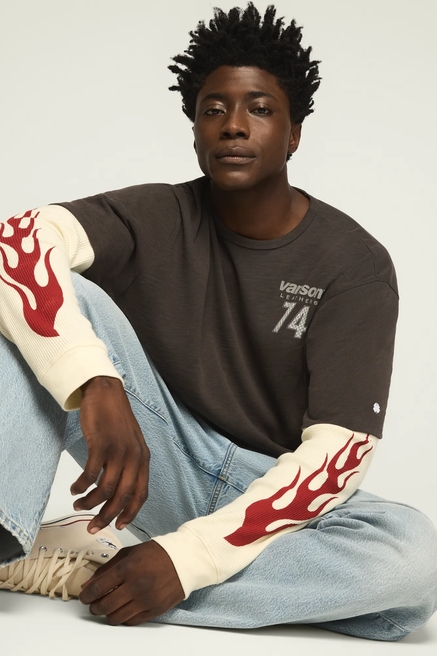 VANSON 74 THERMAL LONG SLEEVE TEE, image 1