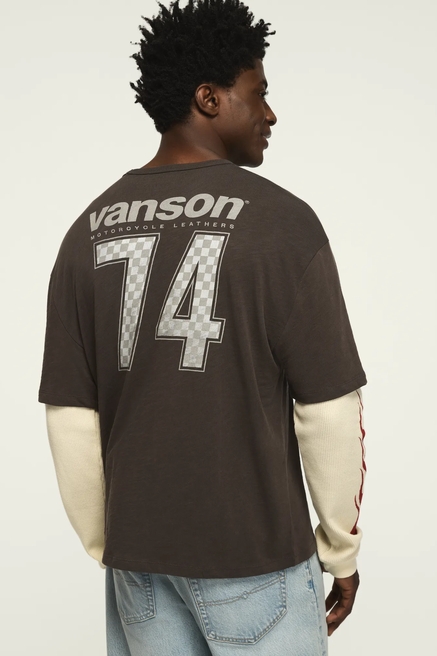 VANSON 74 THERMAL LONG SLEEVE TEE, image 2