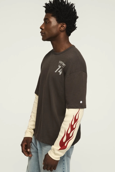VANSON 74 THERMAL LONG SLEEVE TEE, image 3