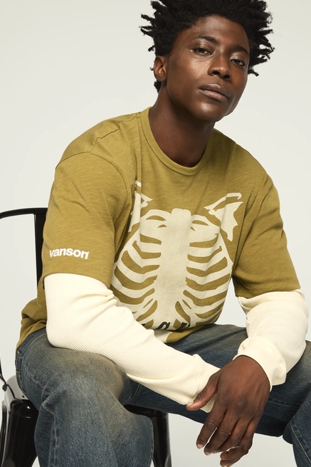 VANSON SKELETON THERMAL LONG SLEEVE, image 2
