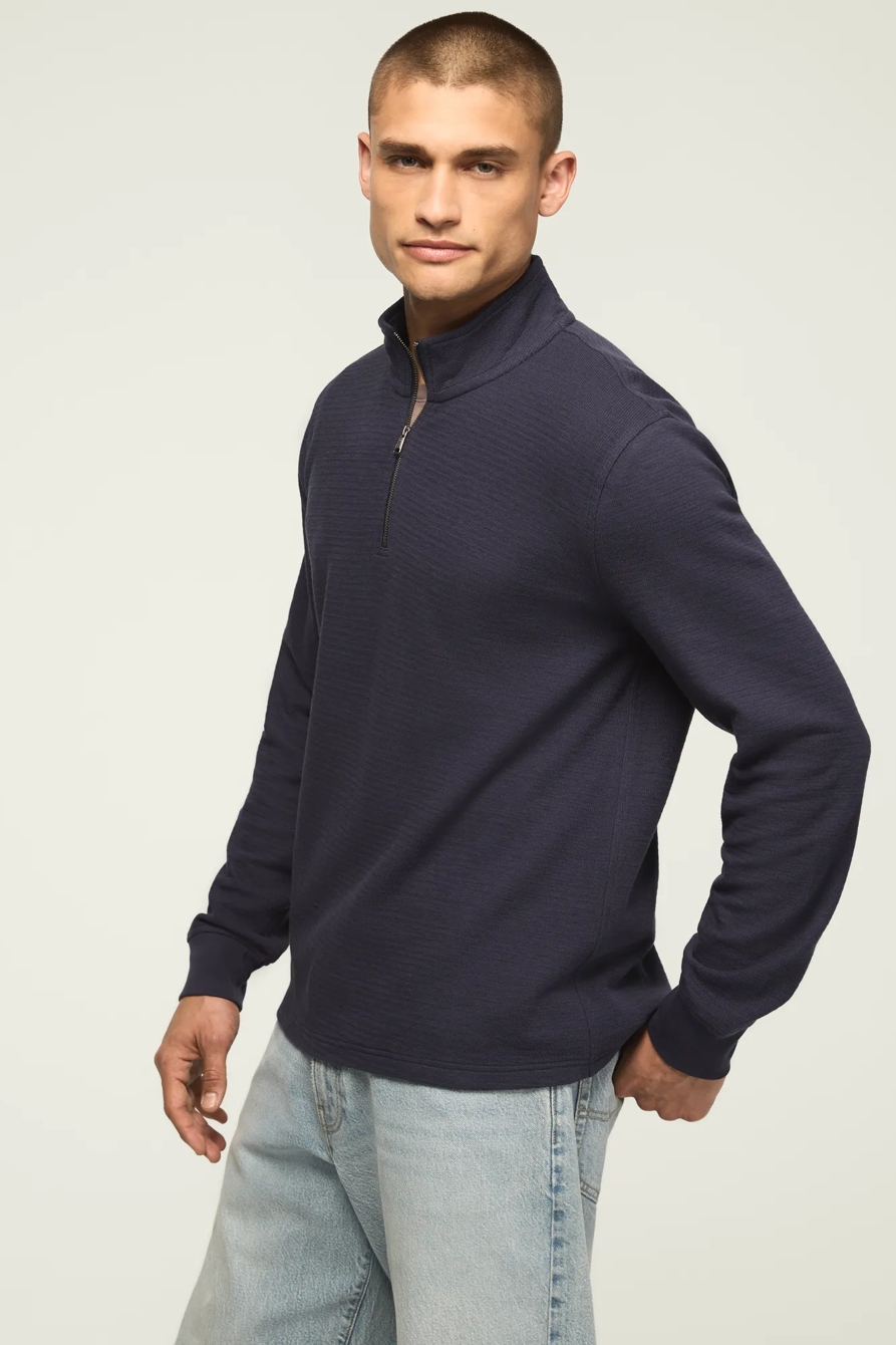 1/4 ZIP TEXTURED PULLOVER, image 4