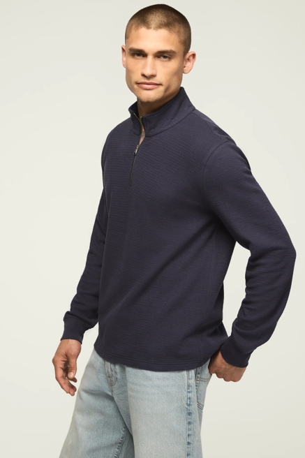 1/4 ZIP TEXTURED PULLOVER, image 4