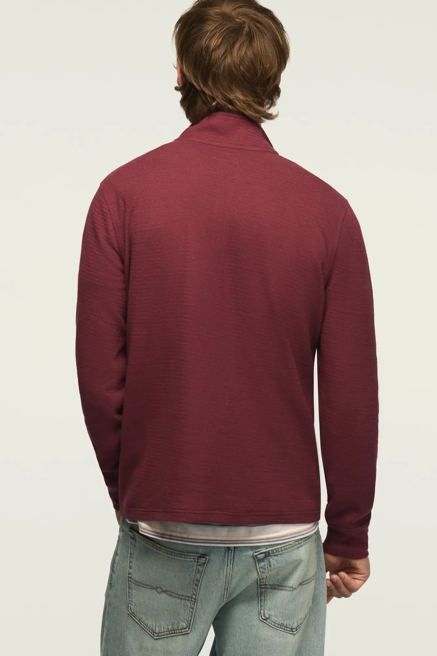 1/4 ZIP TEXTURED PULLOVER, image 3