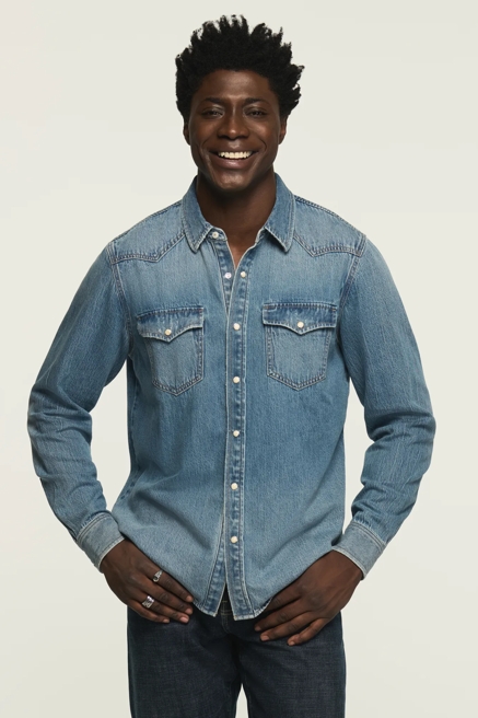 DENIM WESTERN SHIRT, image 1