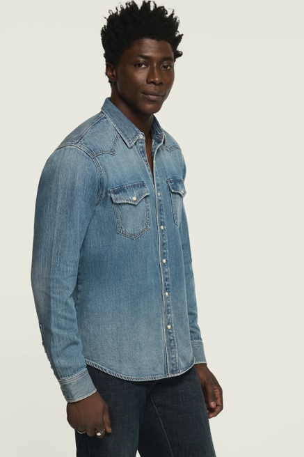 DENIM WESTERN SHIRT, image 4