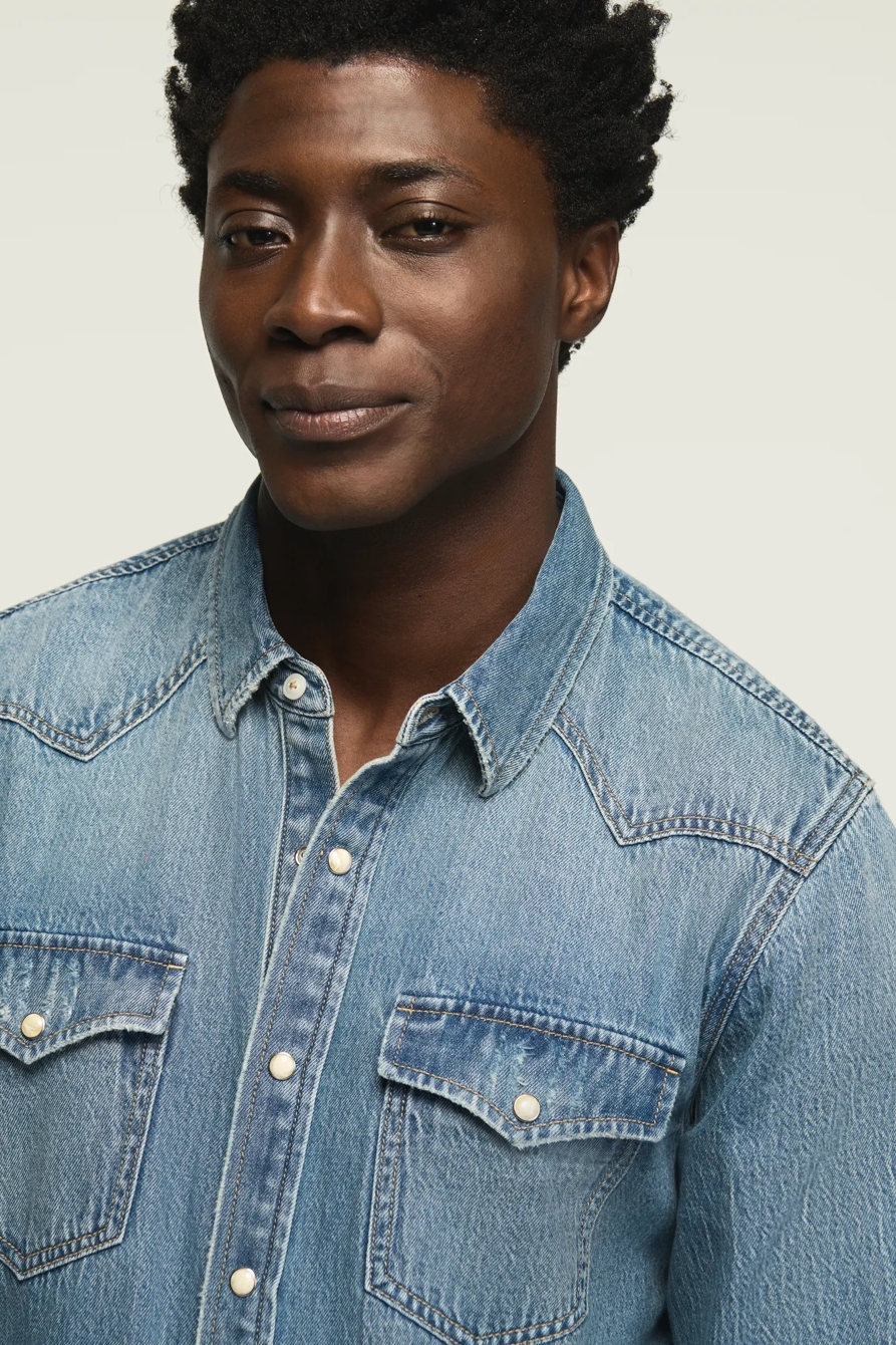 DENIM WESTERN SHIRT, image 5