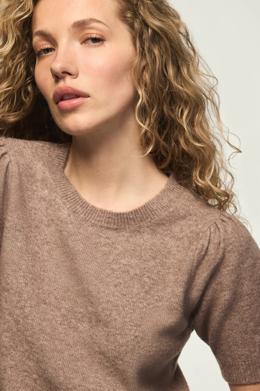 PUFF SLEEVE SWEATER TEE, image 2