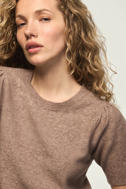 PUFF SLEEVE SWEATER TEE, image 2