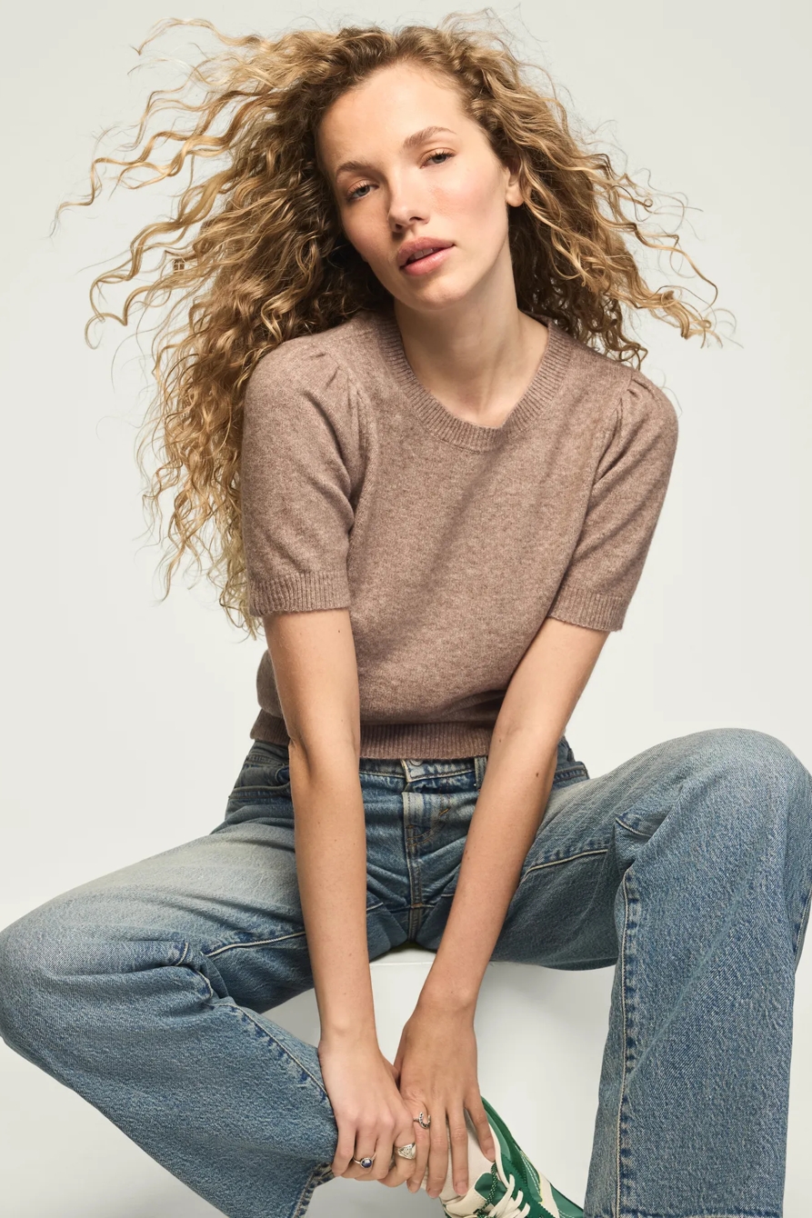 PUFF SLEEVE SWEATER TEE, image 5