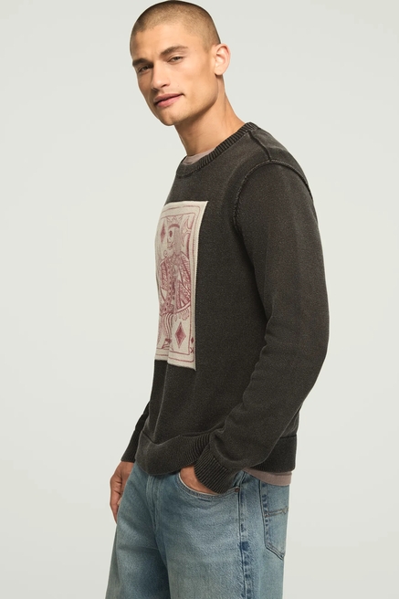 CARD CREW NECK SWEATER, image 4