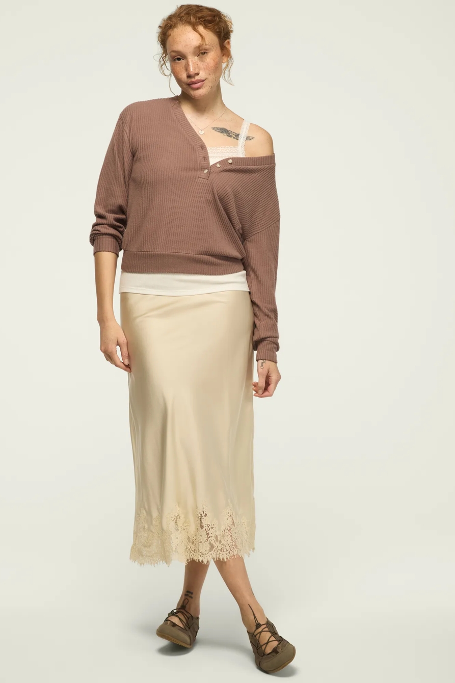 CLOUD V-NECK HENLEY POPOVER, image 5