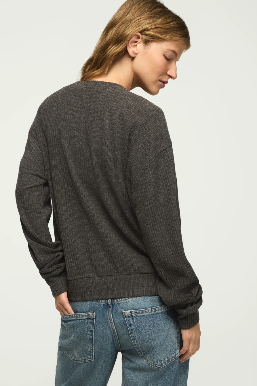 CLOUD V-NECK HENLEY POPOVER, image 3