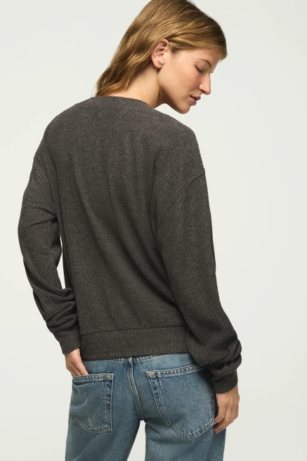 CLOUD V-NECK HENLEY POPOVER, image 3
