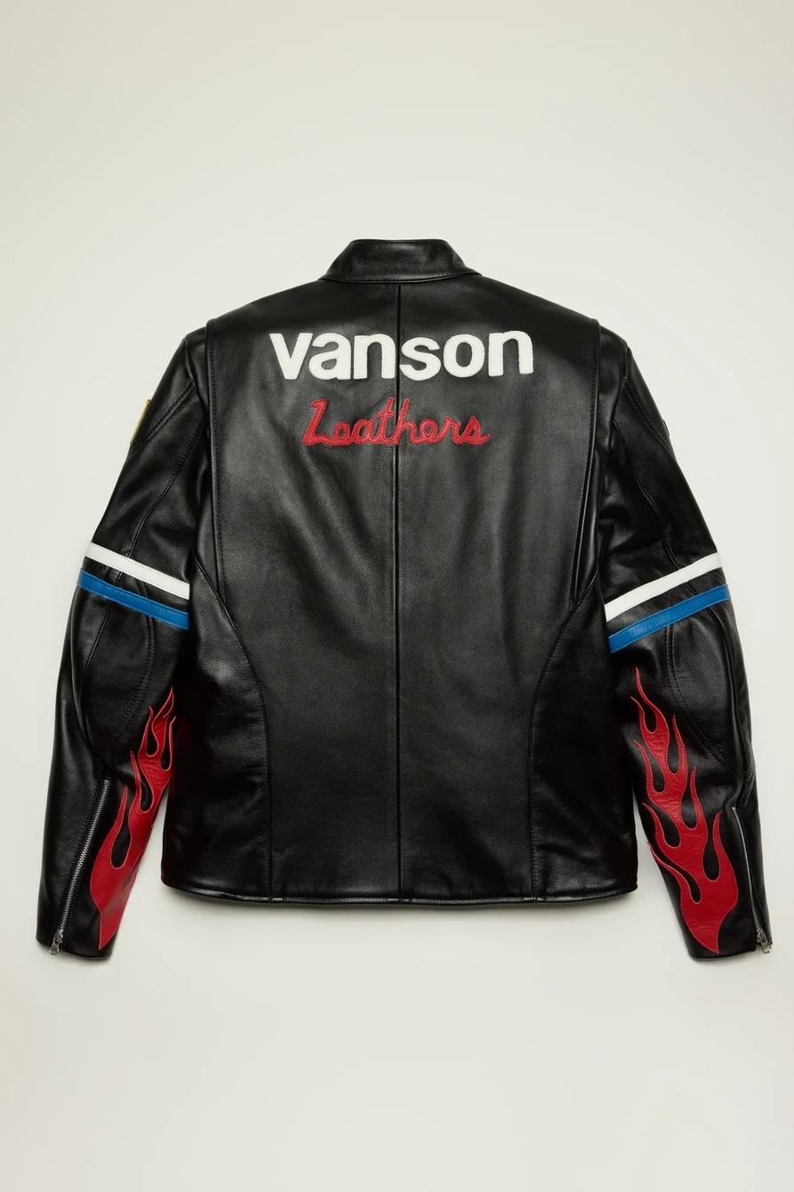 VANSON LEATHER RACING JACKET, image 2