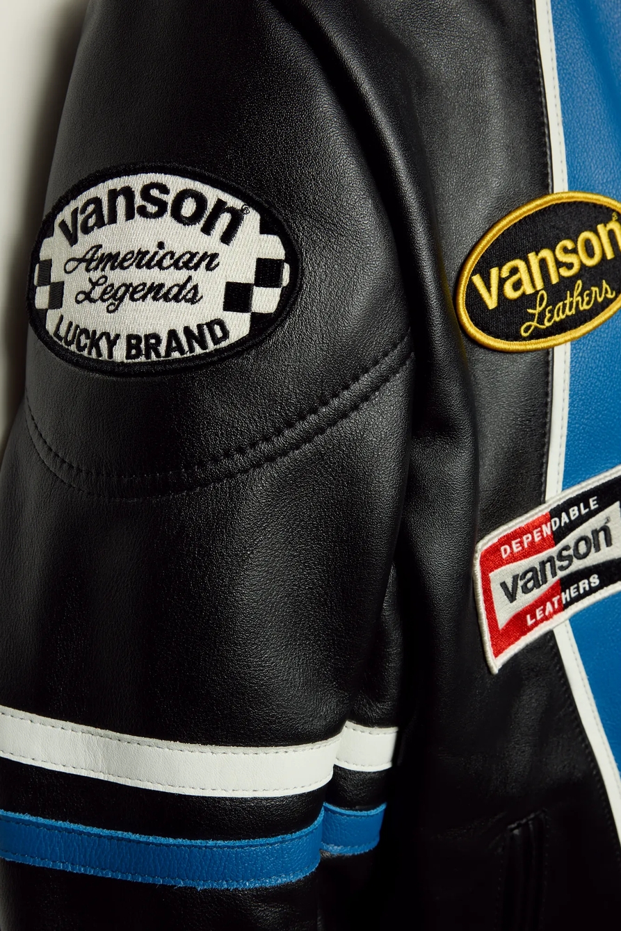 VANSON LEATHER RACING JACKET, image 4