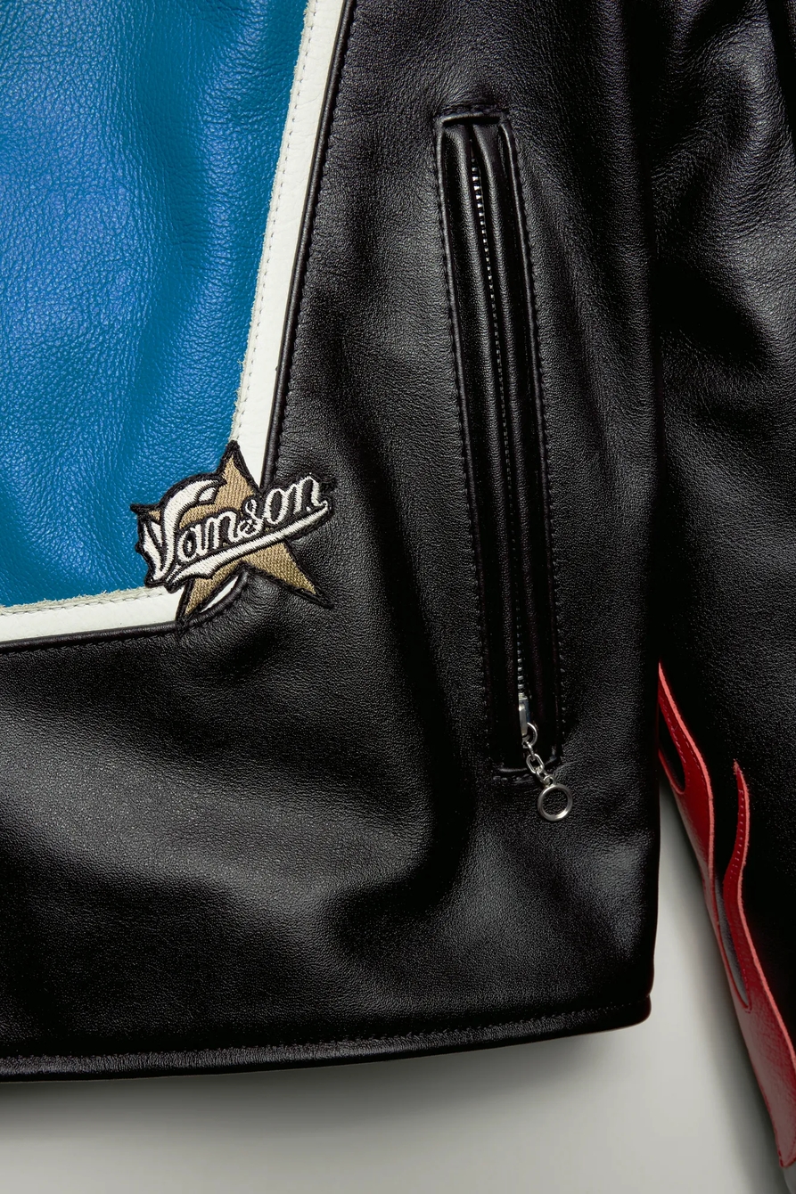 VANSON LEATHER RACING JACKET, image 6