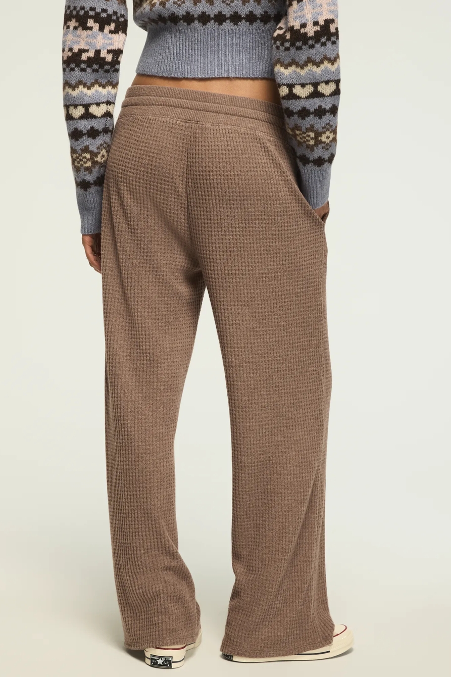 CLOUD WAFFLE WIDE LEG PANT, image 3