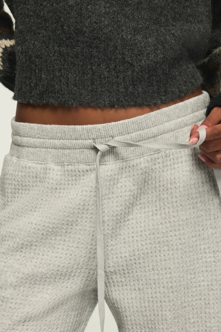 CLOUD WAFFLE WIDE LEG PANT, image 2