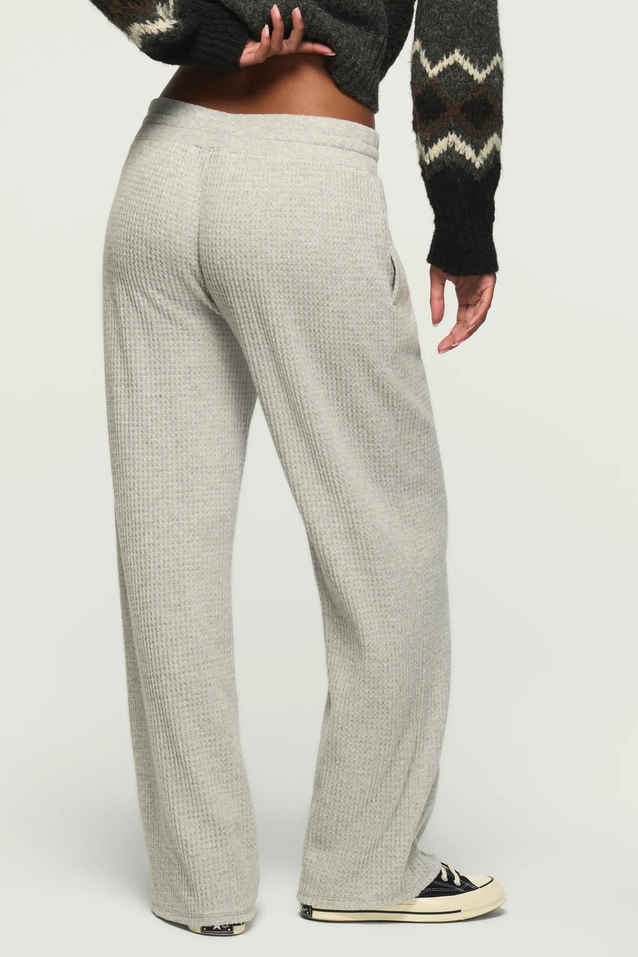 CLOUD WAFFLE WIDE LEG PANT, image 3