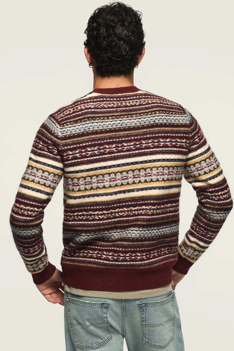 FAIR ISLE CREW NECK SWEATER, image 3