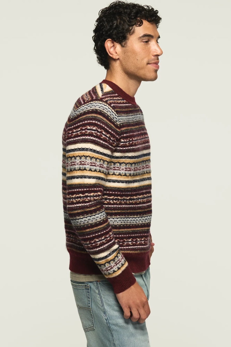 FAIR ISLE CREW NECK SWEATER, image 4