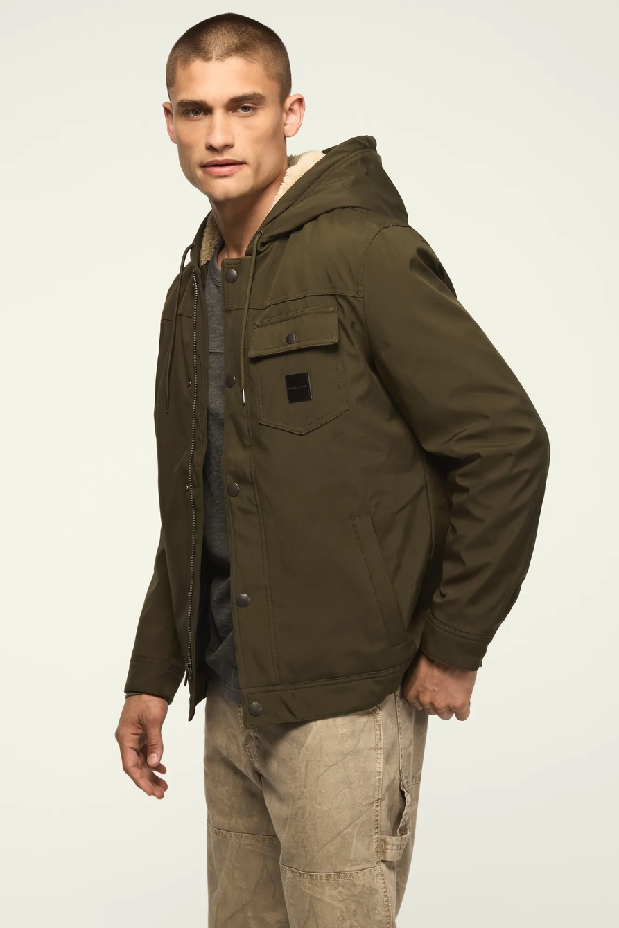 HOODED SOFT SHELL JACKET, image 4