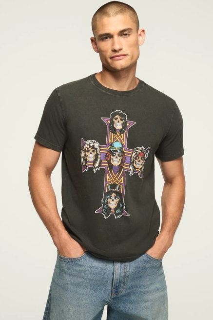 GUNS N ROSES CROSS TEE, image 1