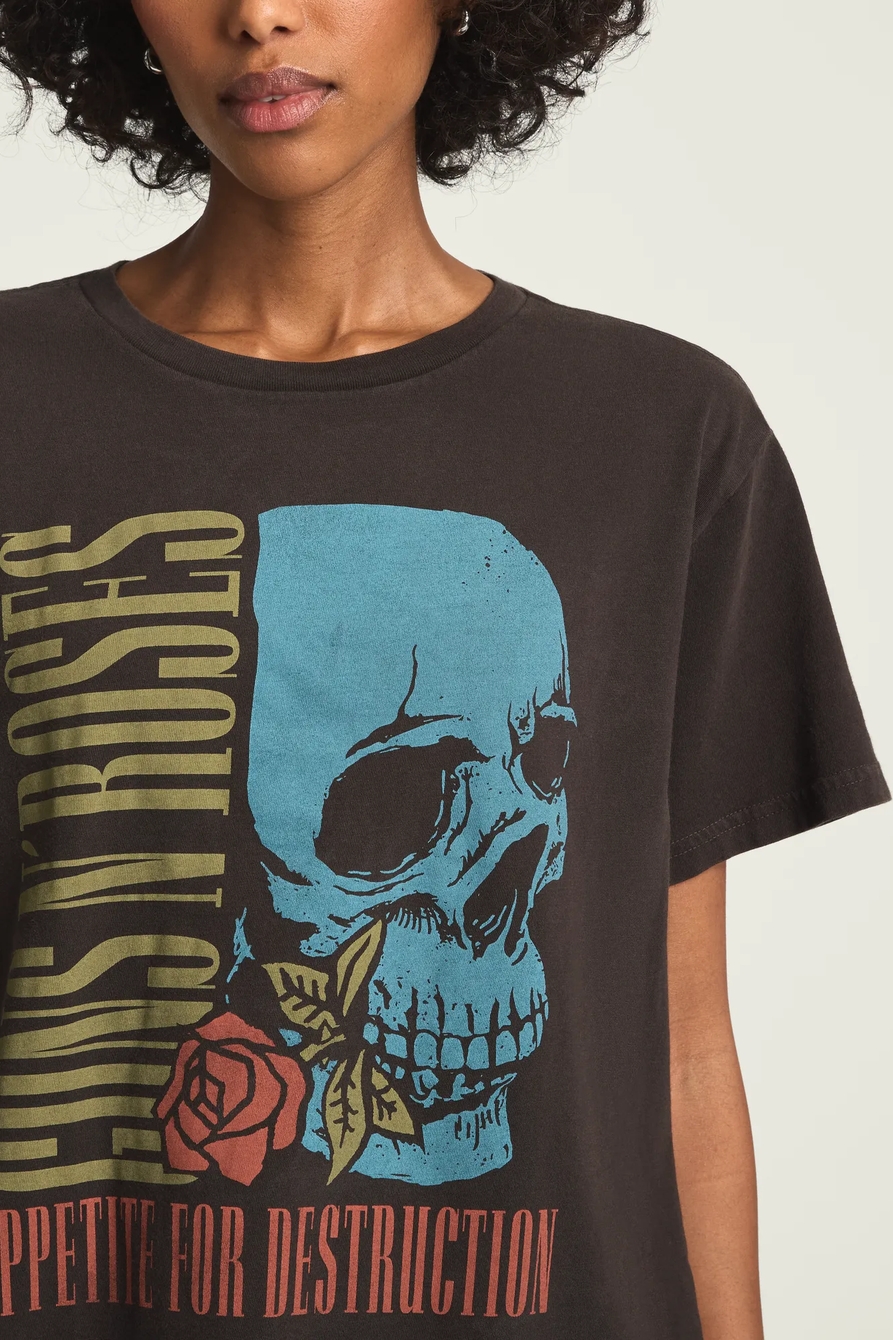GUNS N ROSES APPETITE FOR DESTRUCTION BOYFRIEND TEE, image 2
