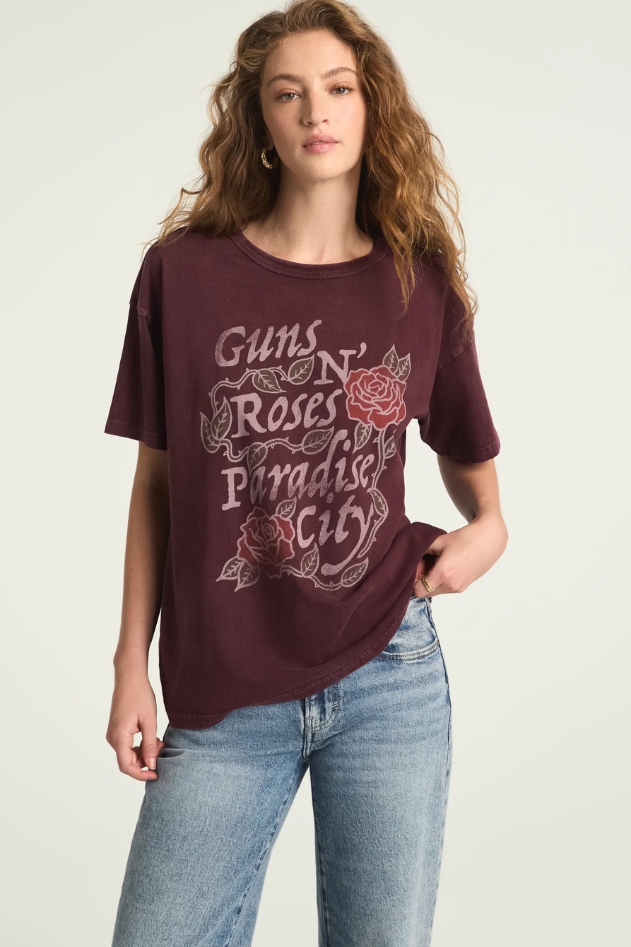 GUNS N ROSES PARADISE CITY OVERSIZED TEE, image 1