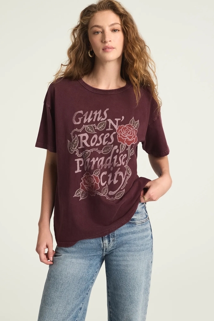 GUNS N ROSES PARADISE CITY OVERSIZED TEE, image 1