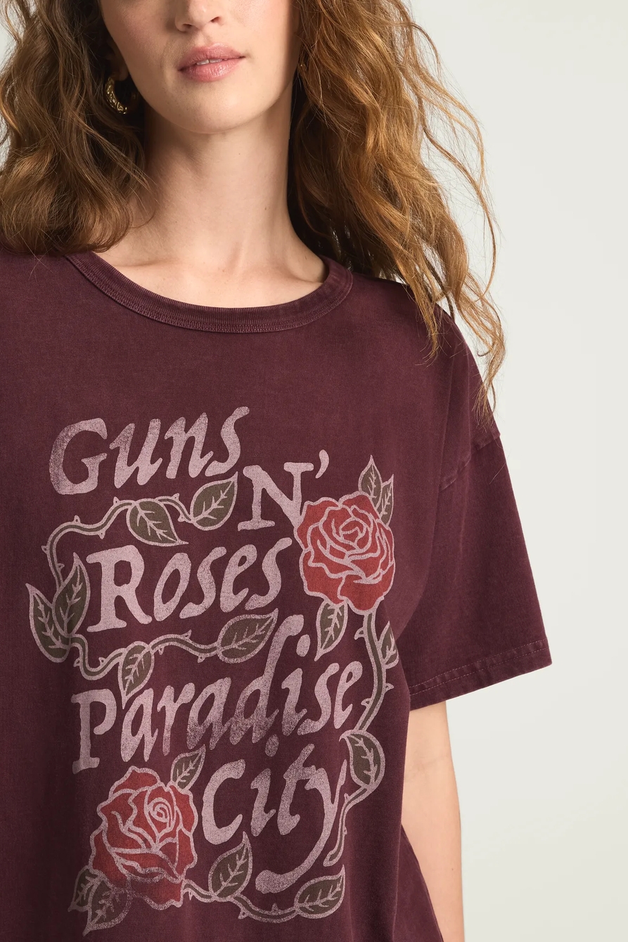 GUNS N ROSES PARADISE CITY OVERSIZED TEE, image 2