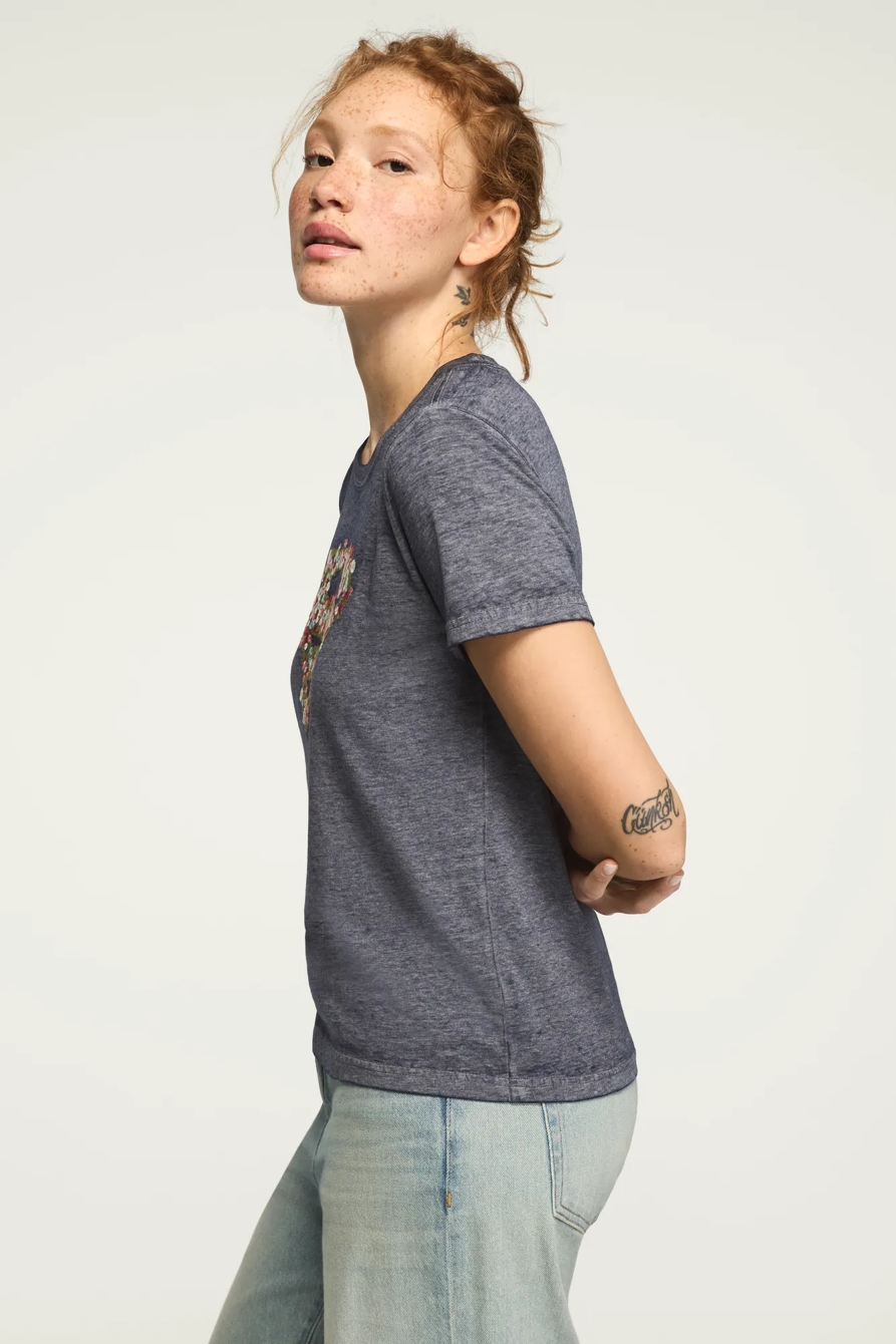 SUPERGIRL FLORAL LOGO TEE, image 4