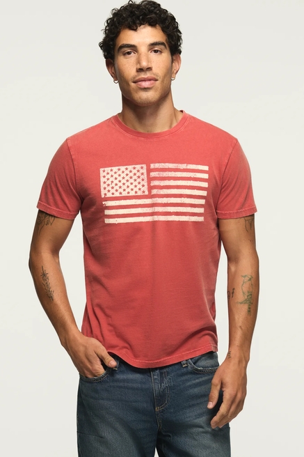 VINTAGE FLAG TEE, image 1