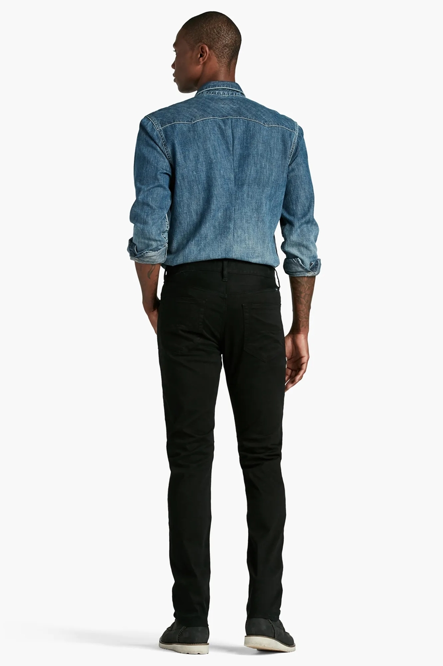 121 SLIM STRAIGHT SATEEN STRETCH JEAN, image 3