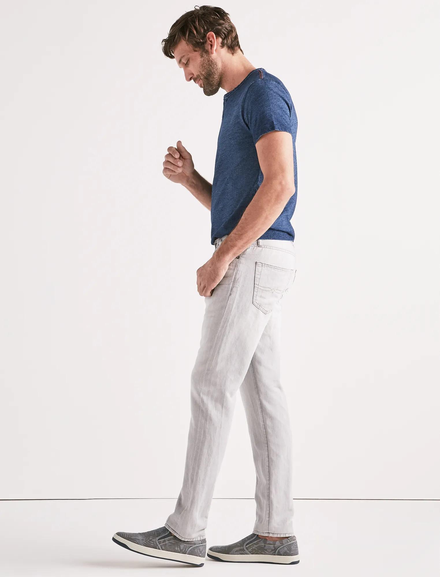 410 ATHLETIC SLIM LINEN JEAN, image 2