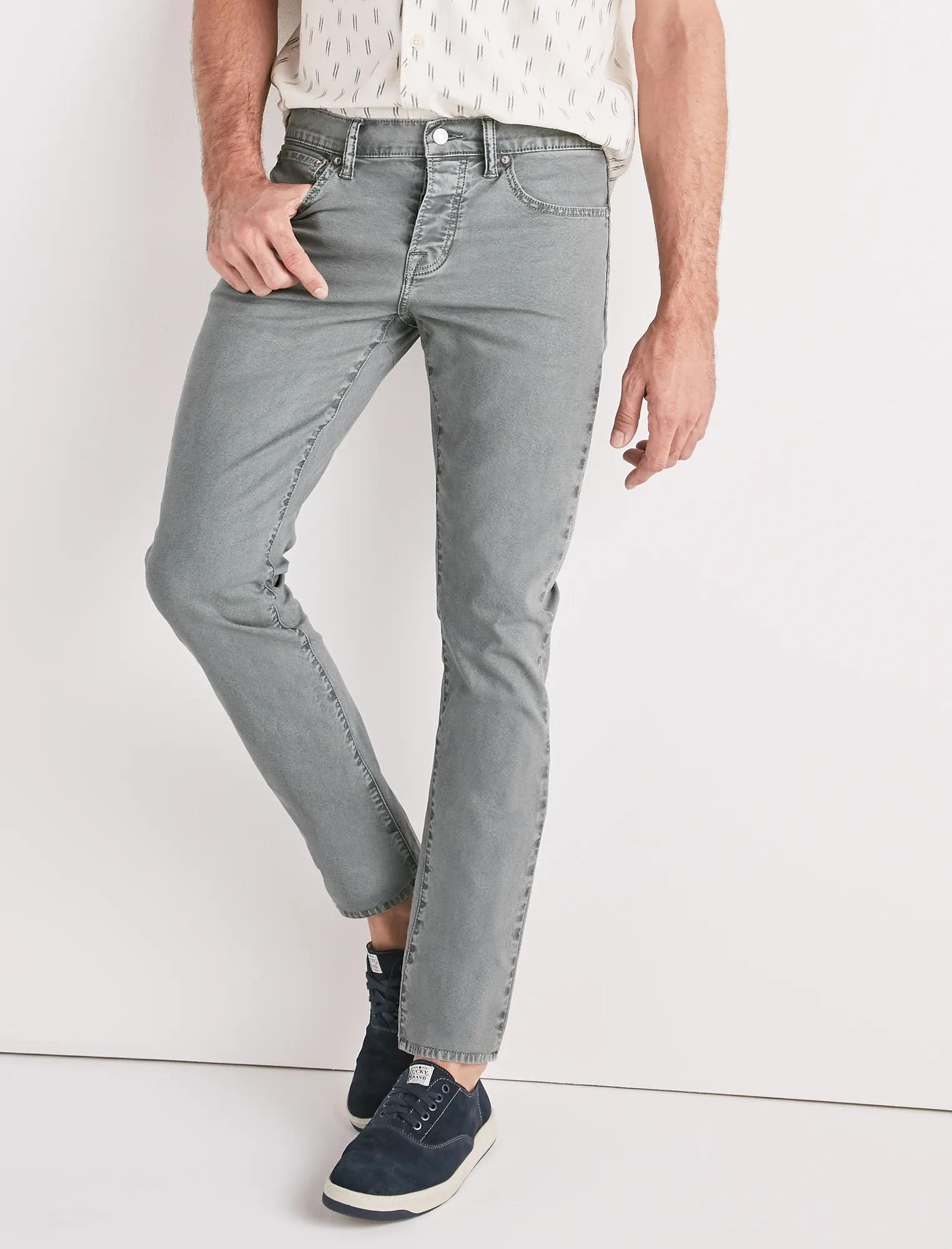 110 SKINNY STRETCH CANVAS JEAN, image 1