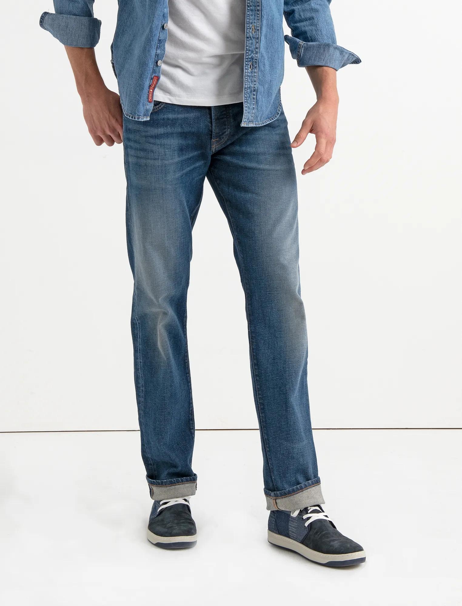 221 STRAIGHT STRETCH SELVEDGE JEAN, image 1