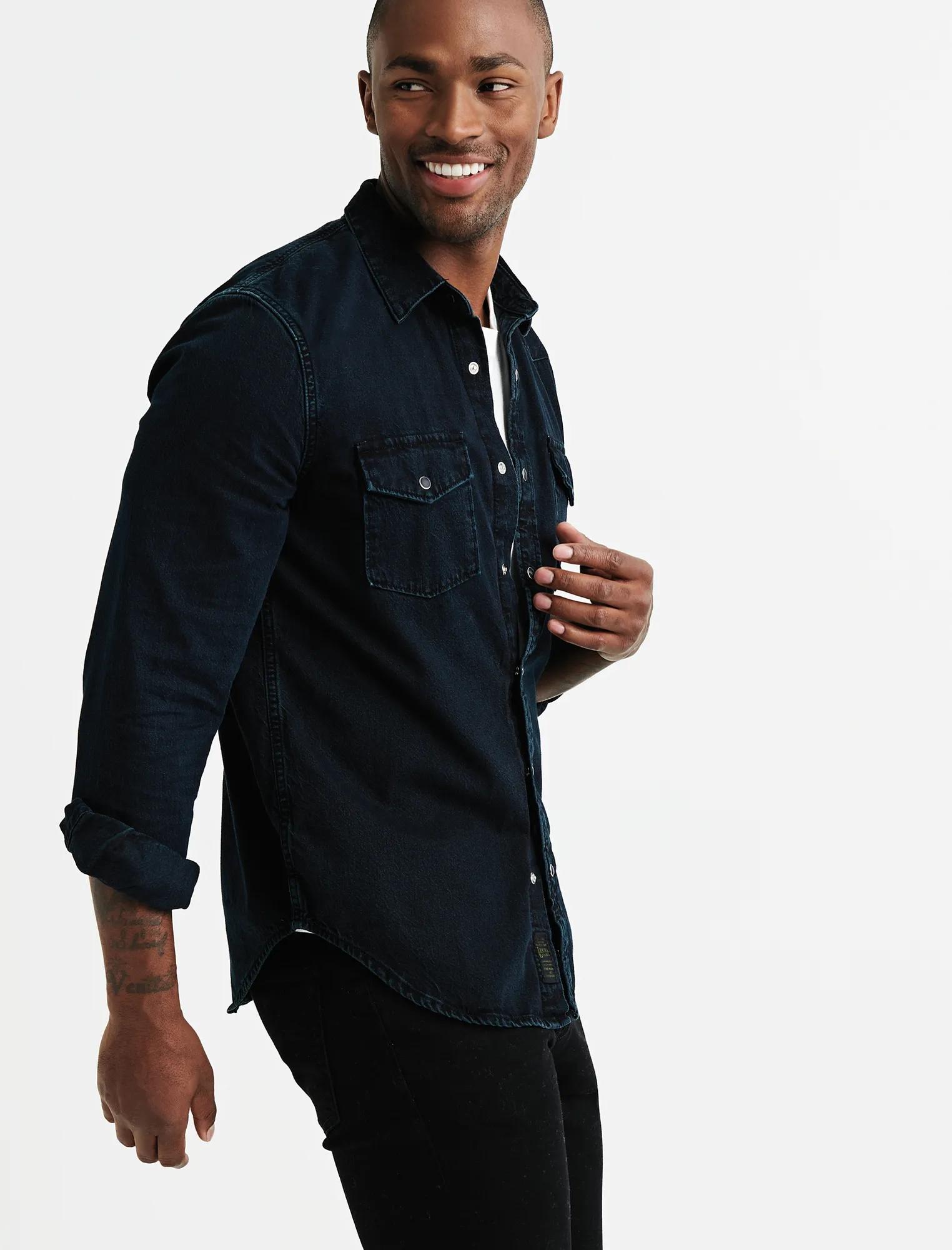 DENIM WESTERN SHIRT, image 2