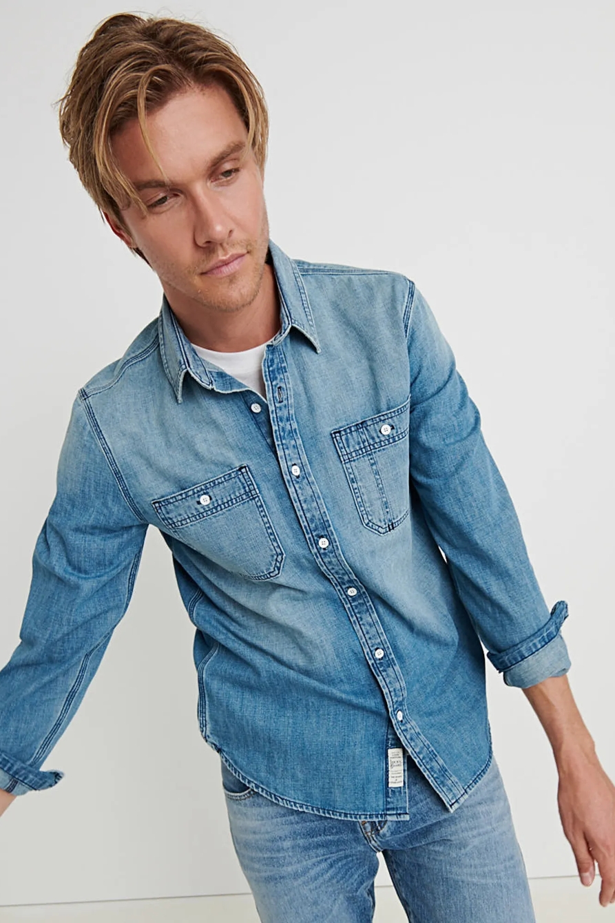 TRIPLE NEEDLE WORK SHIRT, image 2